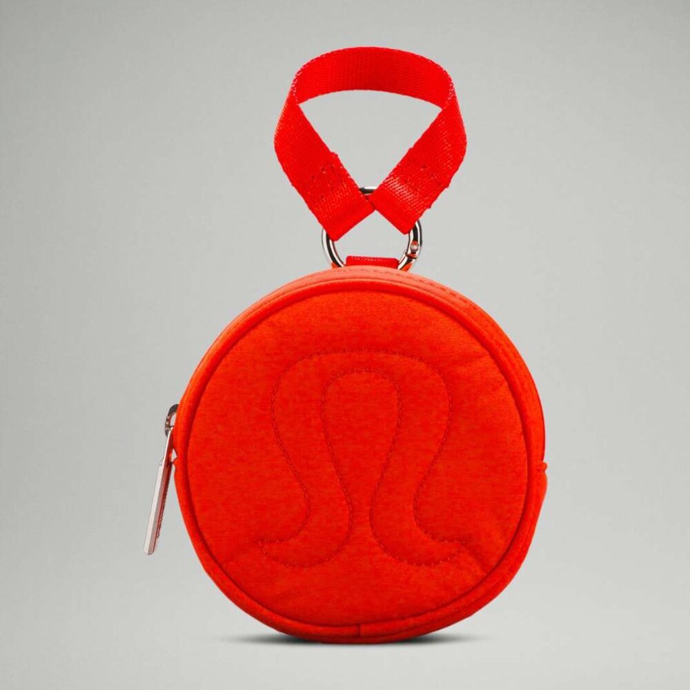 NWT Lululemon Logo Pouch - Autumn Red